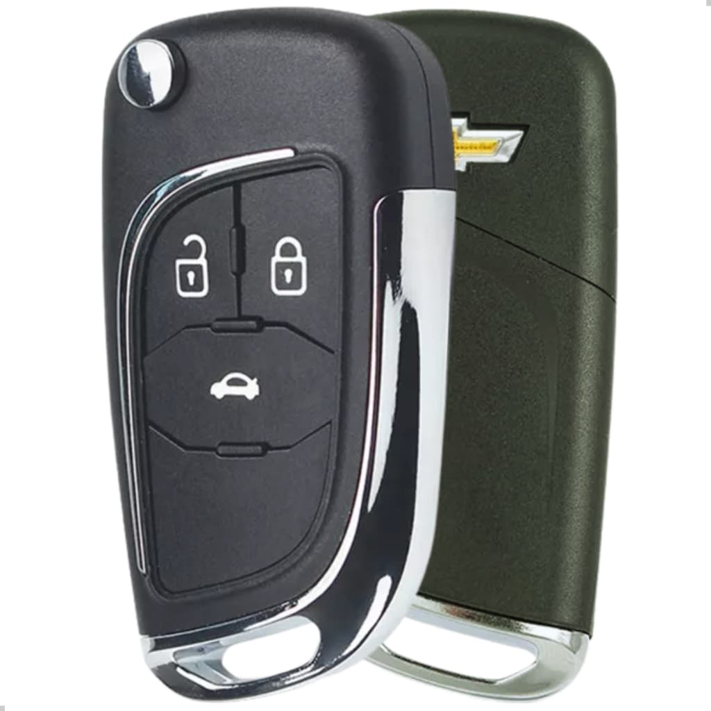 Carcaça Chave Canivete Gm Onix Cobalt Cruze Prisma Tracker 2013 2014 2015 2016 2017 2018 Remoto