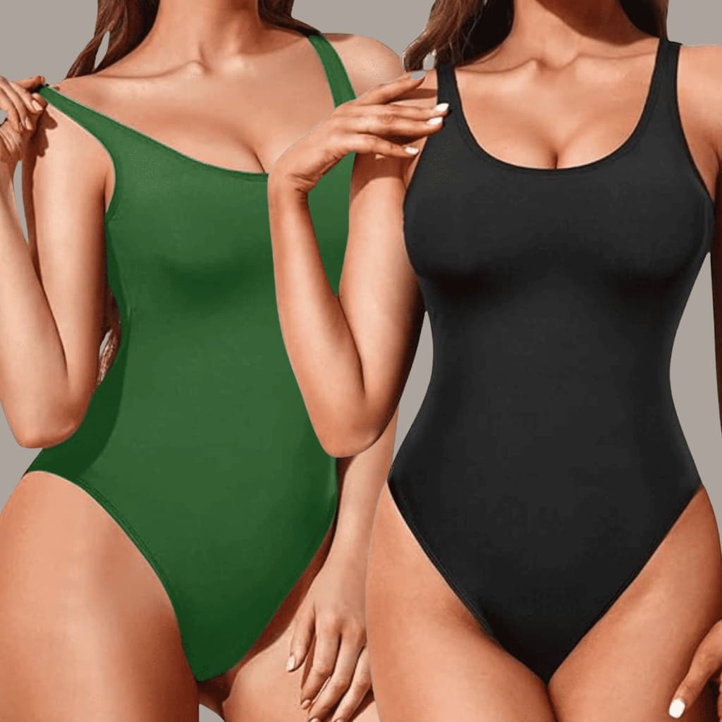 Maiô Body Feminino Clean – Preto  com Modelagem Sofisticada | Estoque Imediato