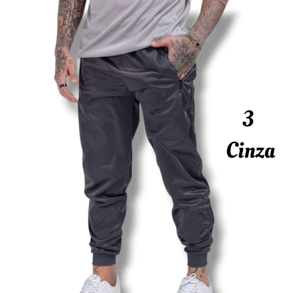 Calças Jogger Masculina - Kit 3 Calças - do P ao GG - Ótimas para caminhadas e academia - SEM Simbolo Refletivo