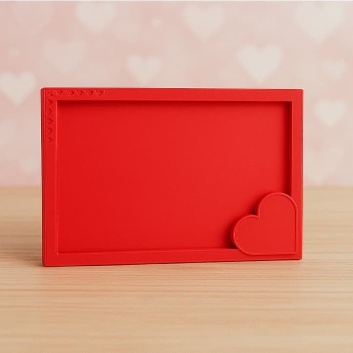 Porta-Retrato Coração 3D-Presente Criativo e Romântico – Decoração Amor