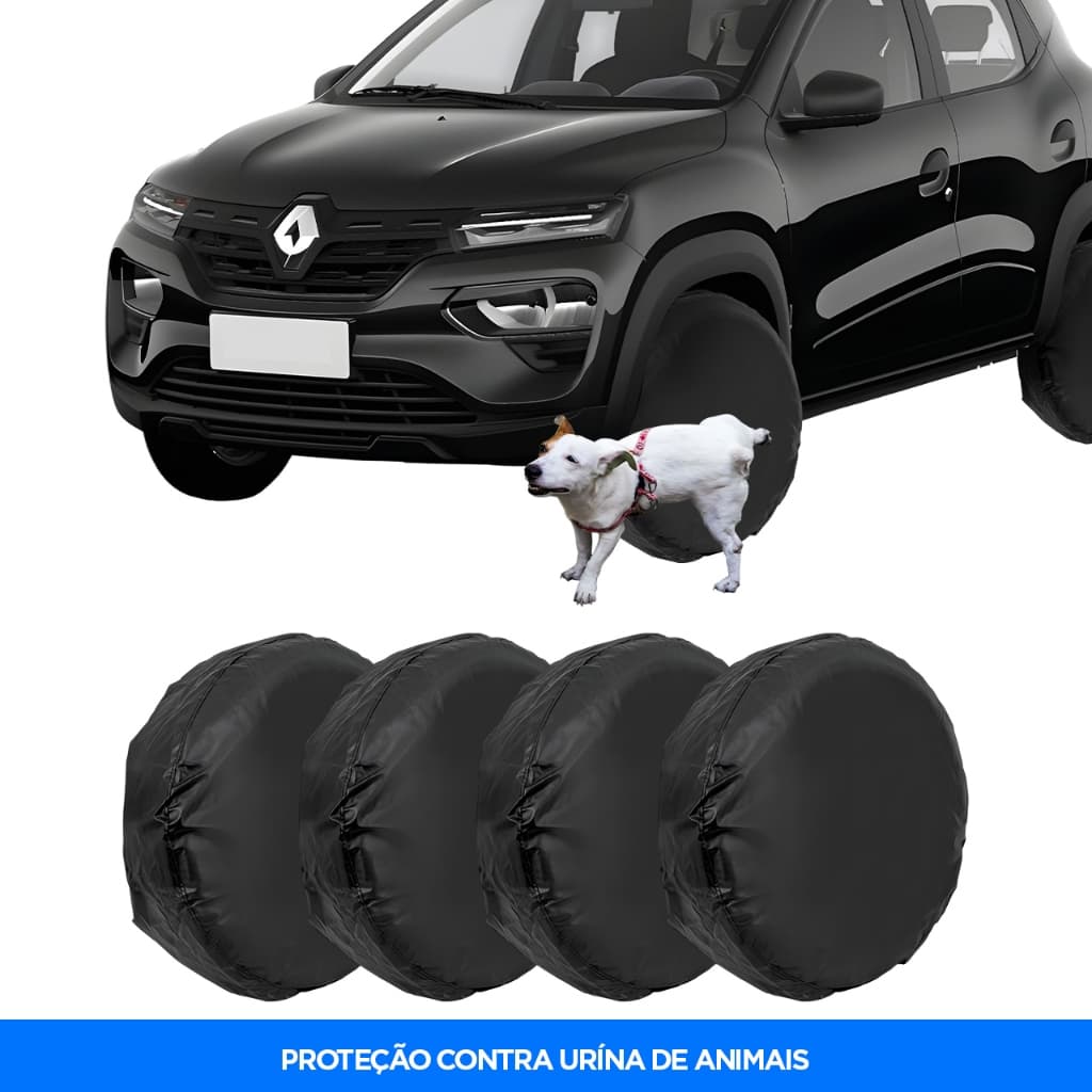 CAPA PROTETORA DE PNEU 4 PEÇAS PARA PROTEÇAO ACESSORIO AUTOMOTIVO