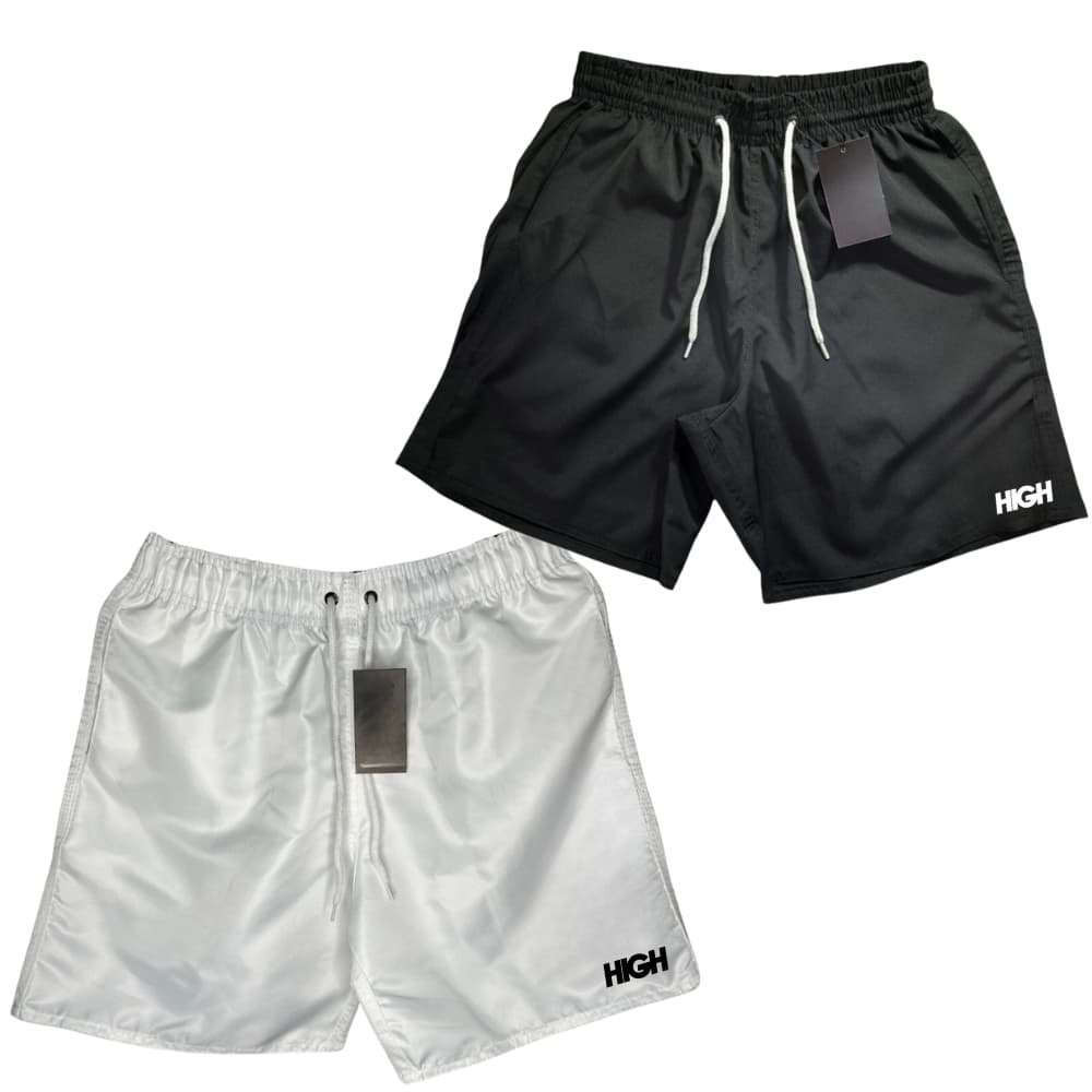 Kit 2 Bermudas Mauricinho Tactel Basquete Skate Corrida - H.I.G.H - EcommerceLola2