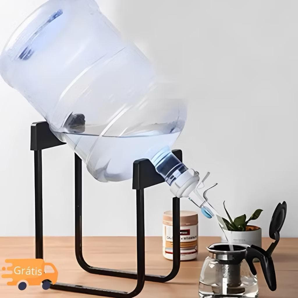 Suporte Para Galão de Agua 5L/10L E 20 Litros com Válvula Torneira | Base Estável e Prática