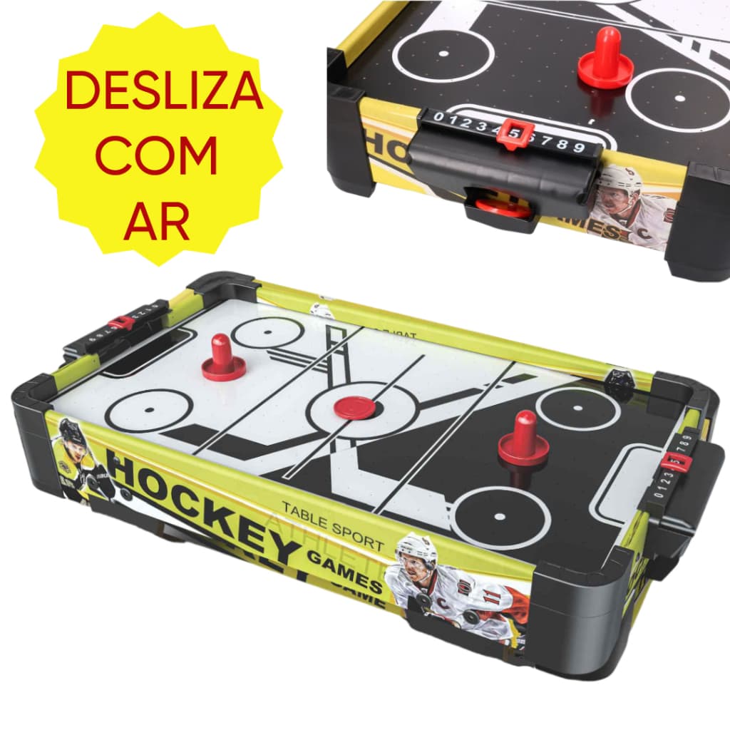 Jogo de Mesa Air Hoquei - Hockey Game Desliza Com Ar - Original