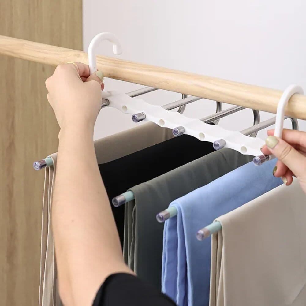 Cabide Organizador Prevenção de Amassados e Danos às Roupas Redução da Bagunça no Guarda Roupa