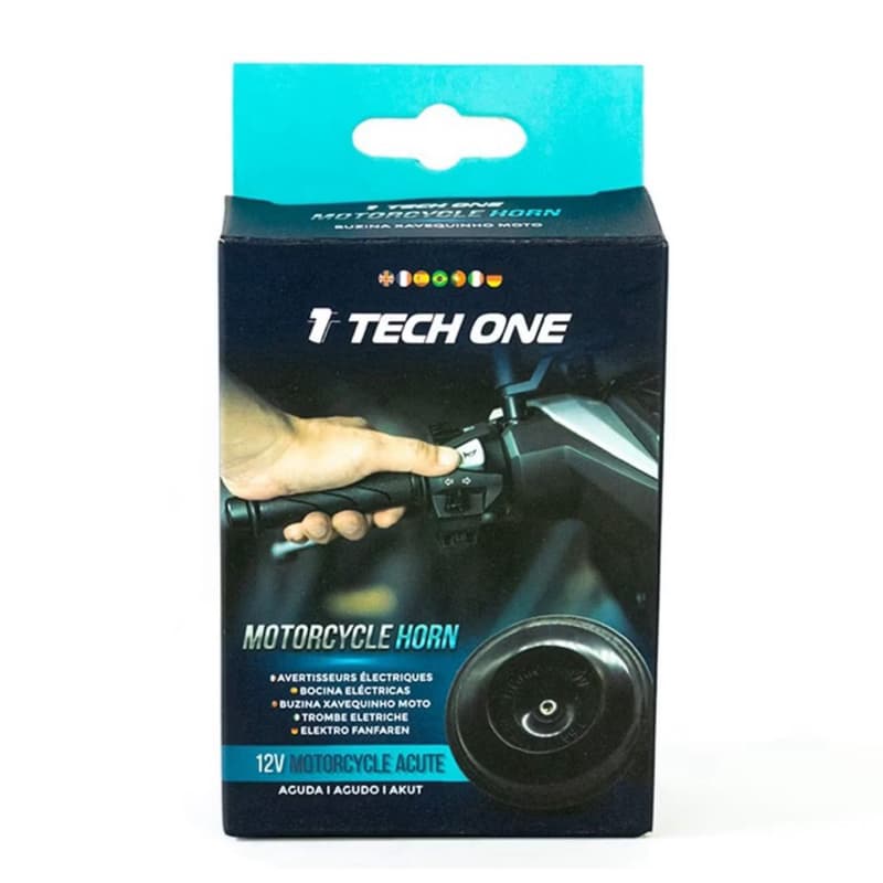 Buzina Moto 12V Xavequinho 2 Terminais Agudo 1 Und Tech One PW-E-3007