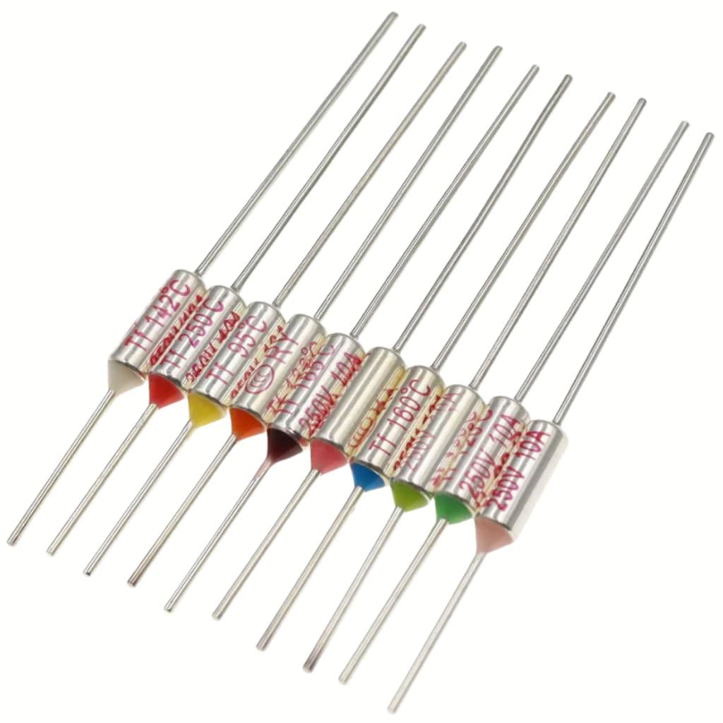 10x Fusível Térmico 250°C, 240°C, 192°C, 185°C de 15A