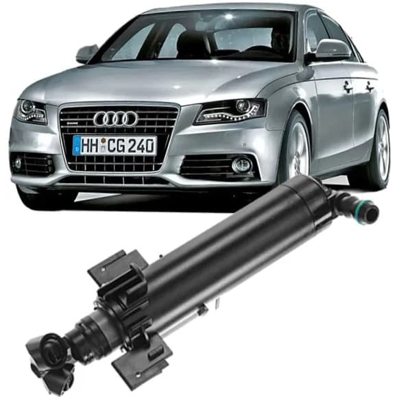 Esguicho do Farol Audi A4 B8 de 2008 À 2012 - Ld Esquerdo