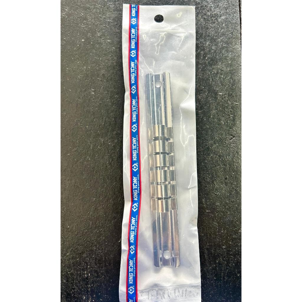 Suporte Trilho Com 6 Posições Para Soquete De 3/8 Polegadas King Tony 8730606
