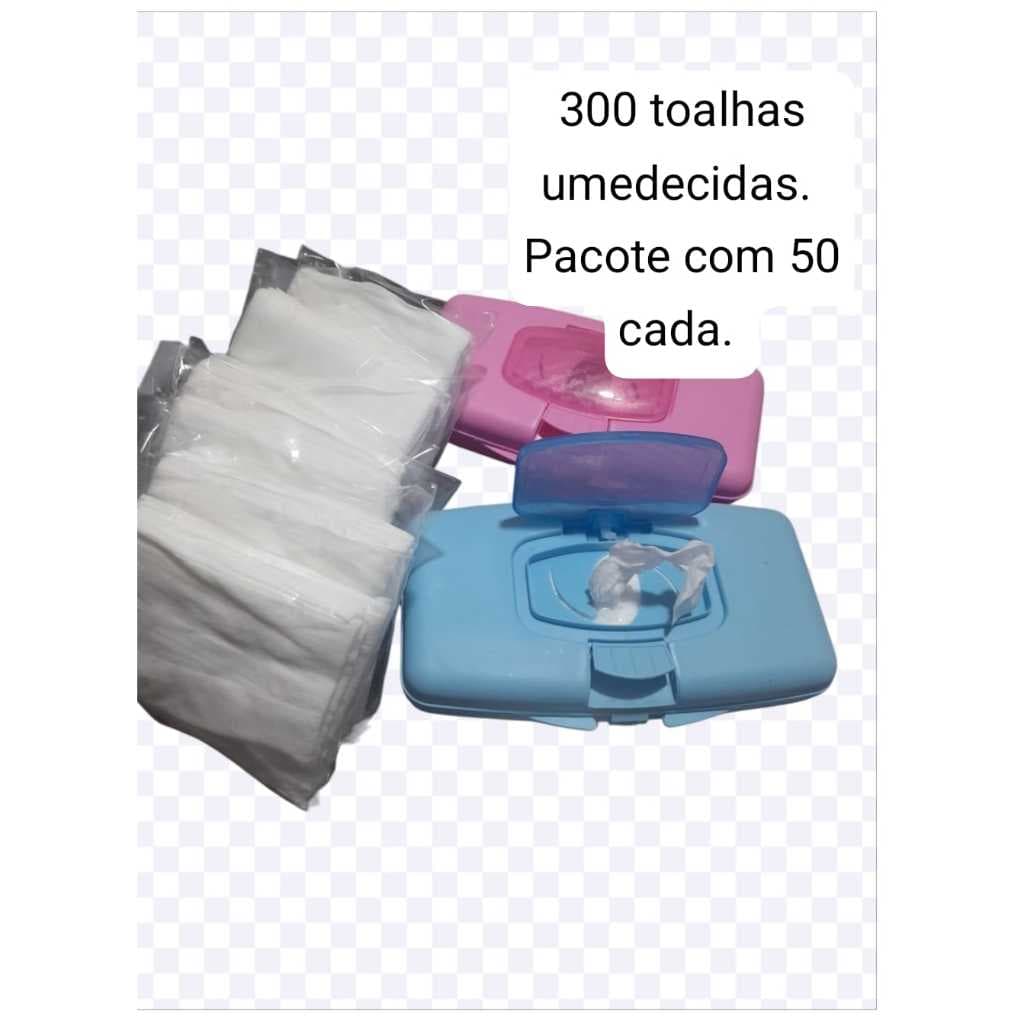 Kit 300 toalhas umedecidas + baby go