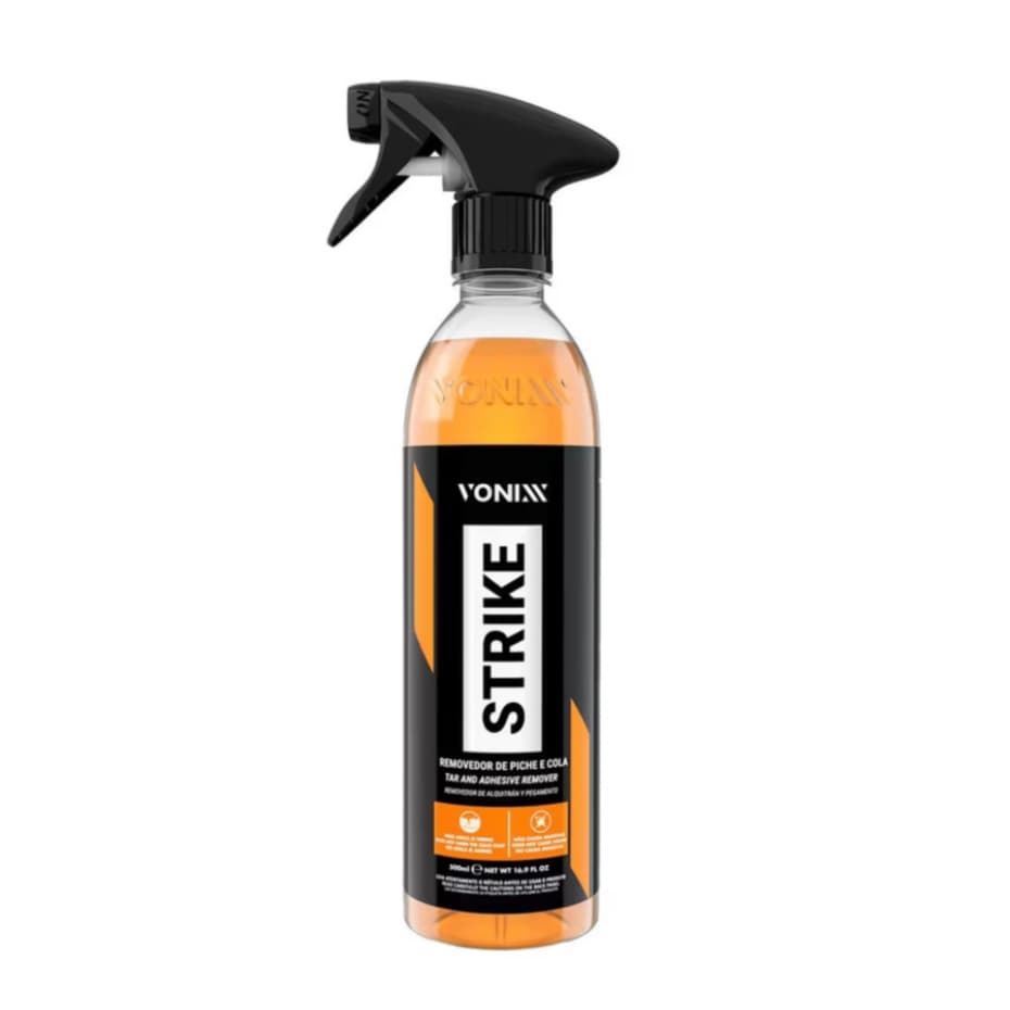 Removedor de Piche e Cola Strike 500ml Vonixx Limpeza Automotiva Desengraxante