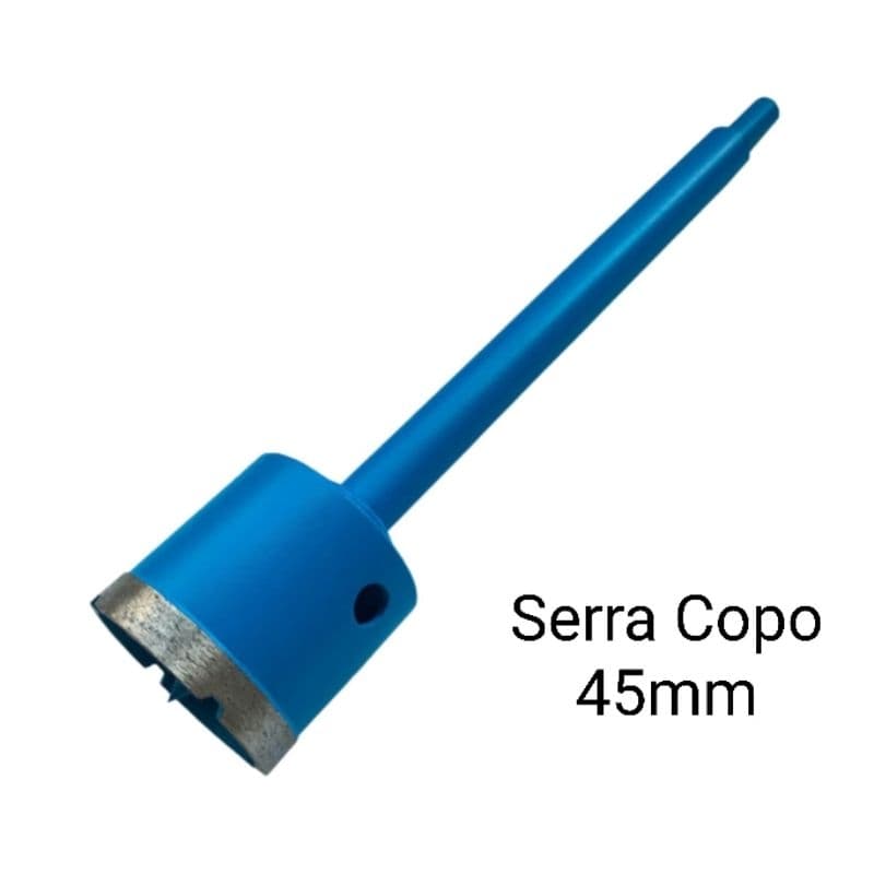 Serra Copo Diamantada 45mm Porcelanato Pisos Parede Concreto