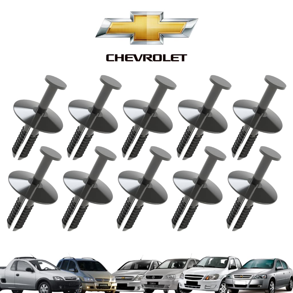 10 Grampos para Para-Choque Dianteiro Para Astra Celta Corsa Meriva Montana Vectra Sedan Zafira