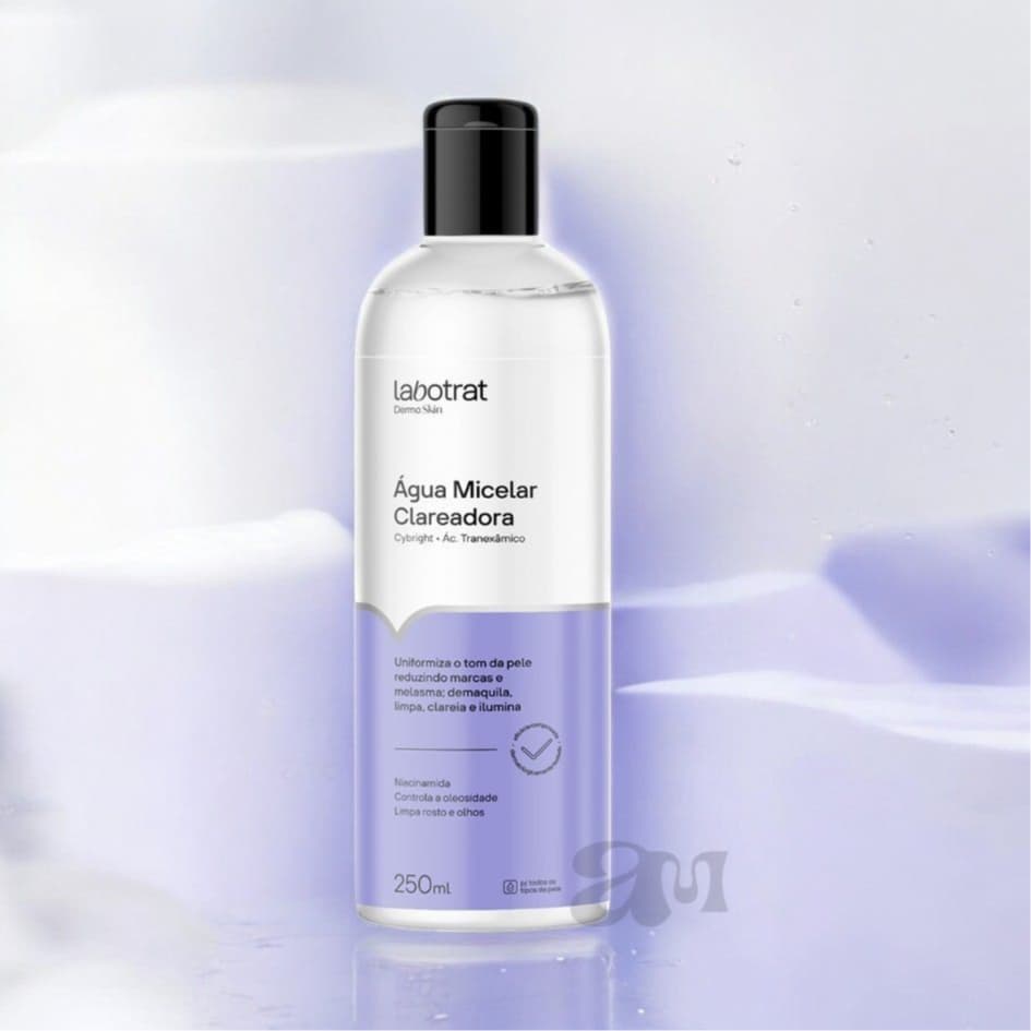 Água Micelar Clareadora Labotrat 250ml – Niacinamida, Limpeza e Uniformização da Pele