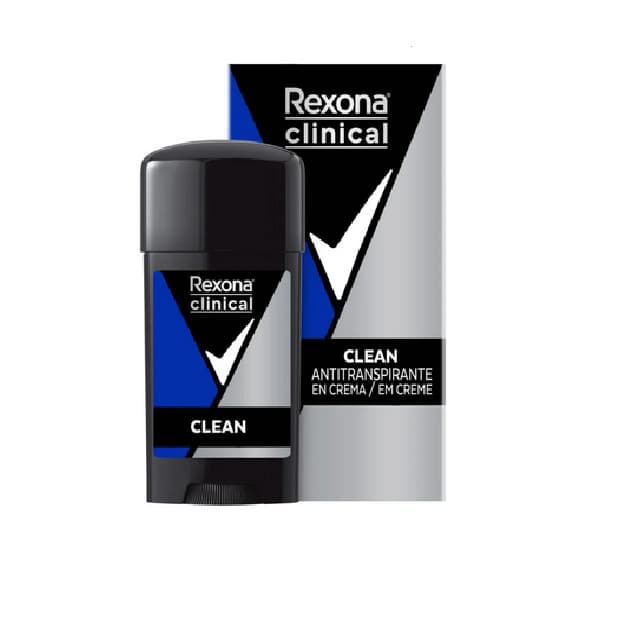 Desodorante em Creme Rexona Clinical Clean Men 96h 58g