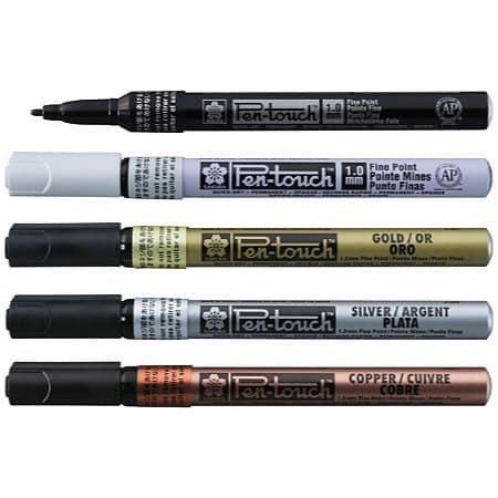 Caneta Touch Gel Marcador Spray Sakura Pen-touch 1.0 Mm Detalhes - Cores