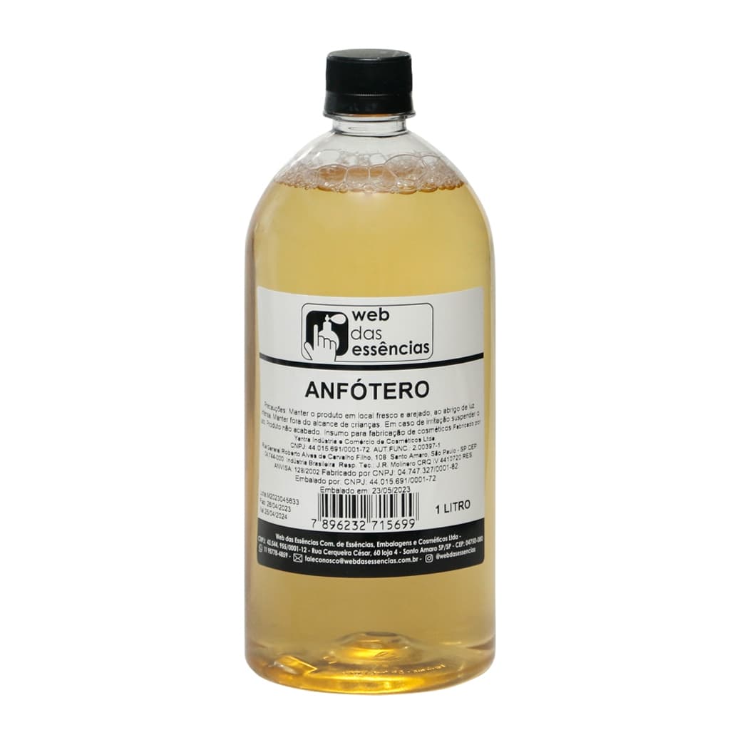 ANFOTÉRO para uso COSMÉTICO - TENSOATIVO PARA SABONETE E SHAMPOO (1 LITRO) -