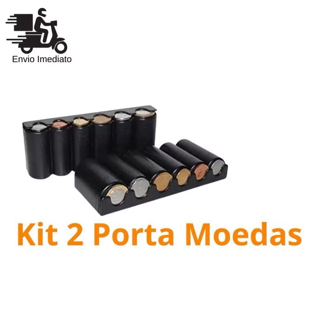 Kit 2 Porta Moeda Molas Organizador Para Perueiro Uber Táxi