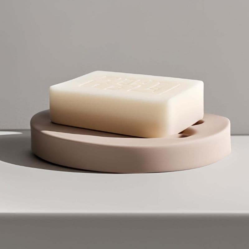 Saboneteira Redonda Minimalista - Design Moderno para Banheiro e Lavabo