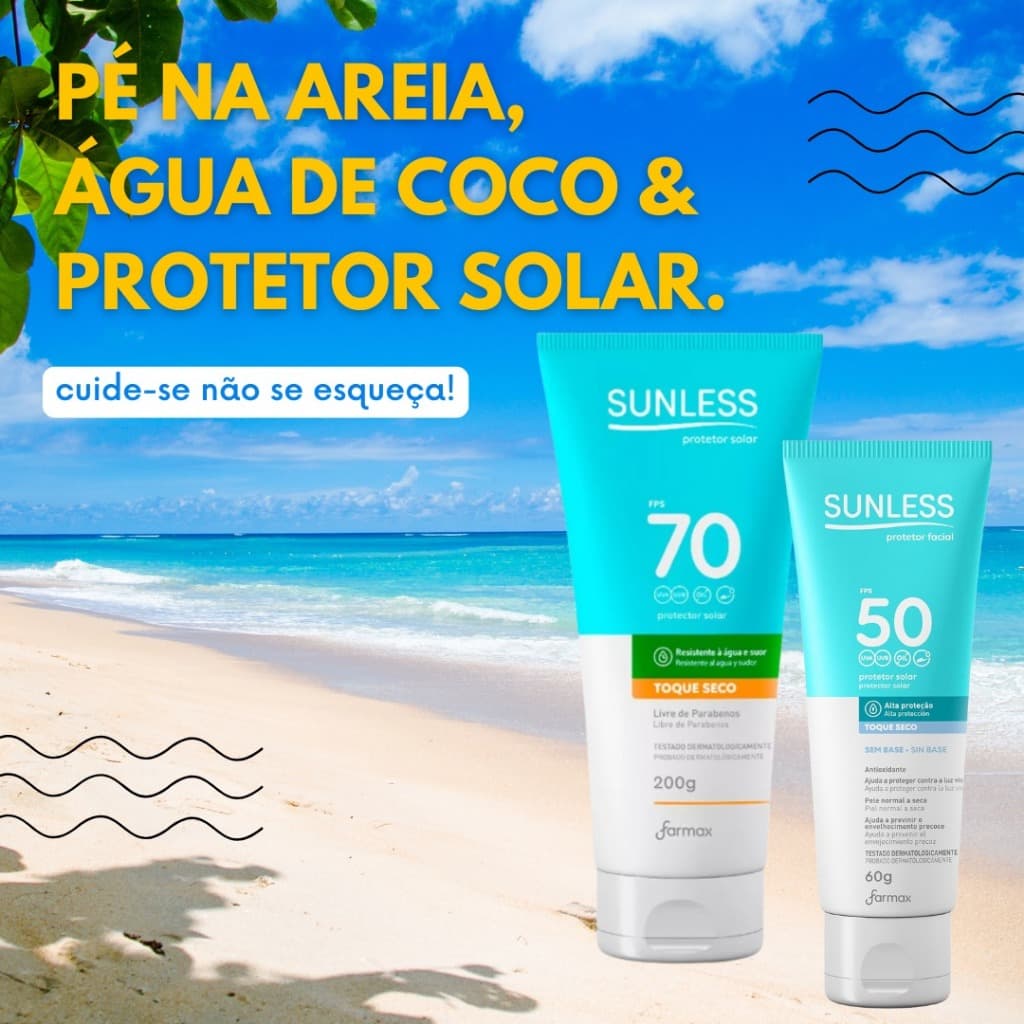 Protetor Solar FPS 70 Corporal + FPS 50 Facial – Combo 2 Unidades