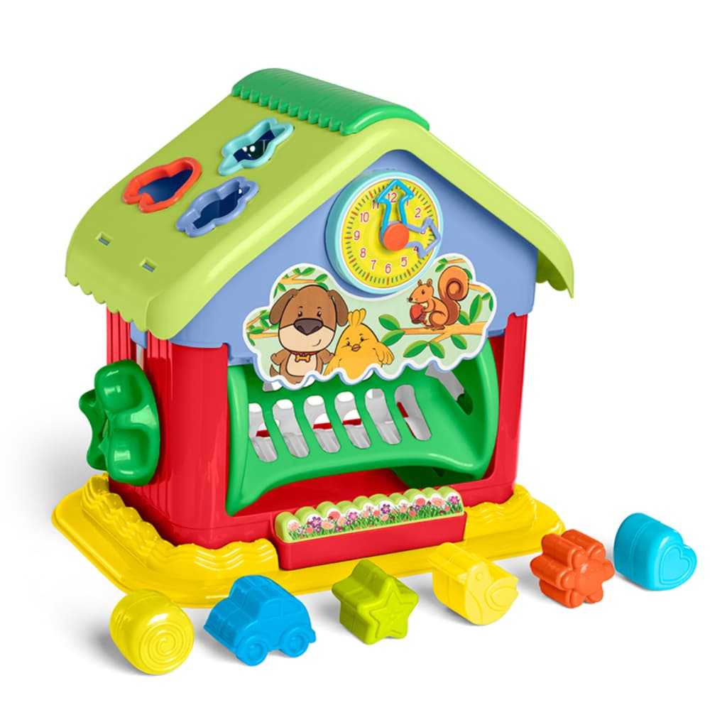 Brinquedo Para Bebê Didático Casinha De Atividades Infantil Formas De Encaixar Pedagógico Brinquedos Educativos