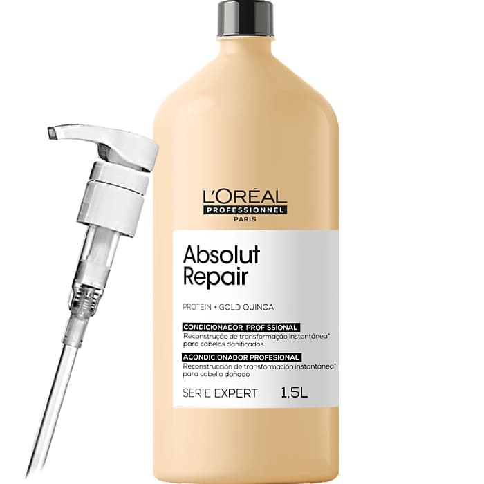 Original Condicionador ABSOLUT REPAIR LOREAL 1500ml cabelos danificados enfraquecidos 1,5L