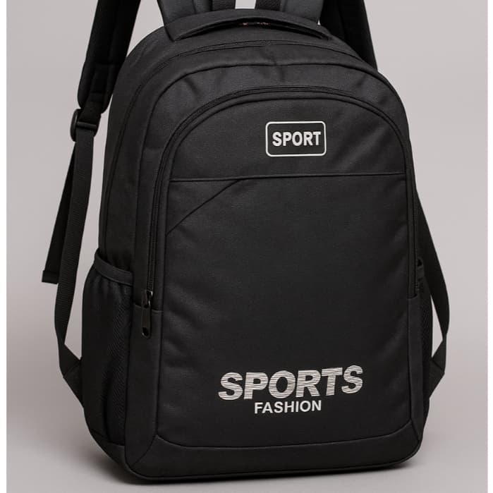 Mochila Esportiva Masculina Grande SPORT FASHION Escolar Faculdade Resistente Preta