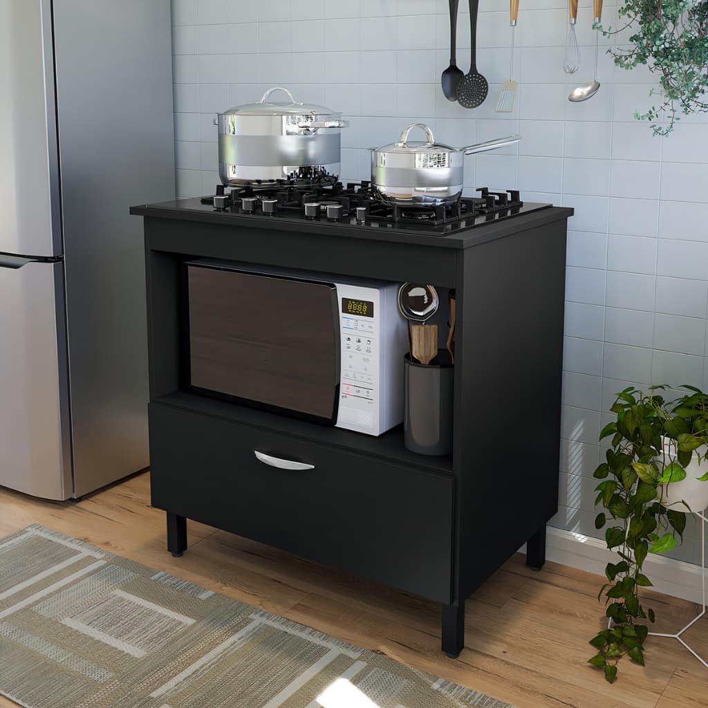 Balcão Para Cooktop 4 e 5 Bocas e Espaço Forno