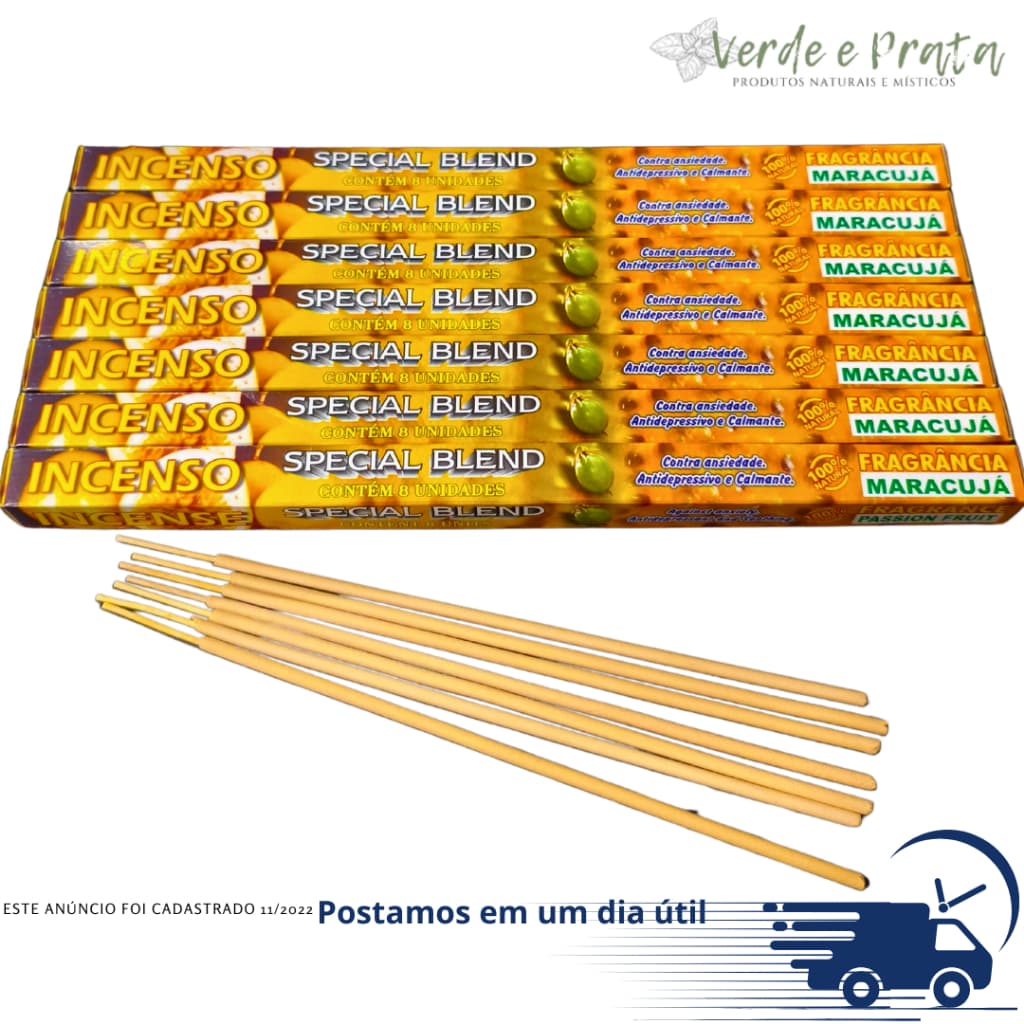 Incensos Hindus - MARACUJÁ 100%Natural