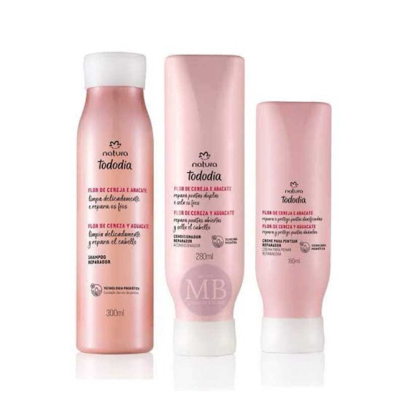 Shampoo e Condicionador Reparador Tododia Flor de Cereja e Abacate 300 ml - produto original -