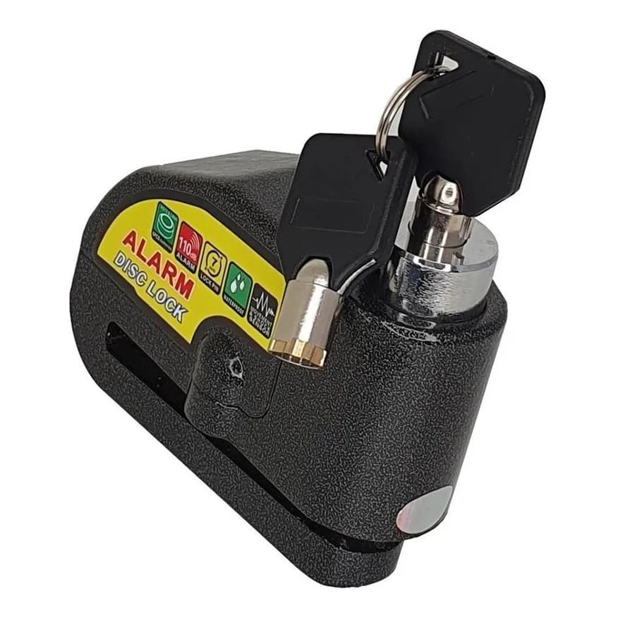 Super Trava Cadeado Trava De Freio Disco Com Alarme Sonoro Para Moto segurança para sua moto