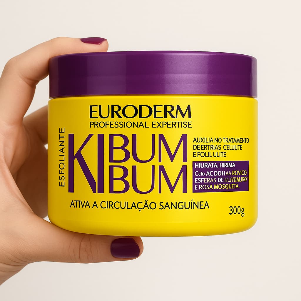 Esfoliante Corporal KiBumBum Euroderm - Pele Suave e Renovada - Resultados Imediatos