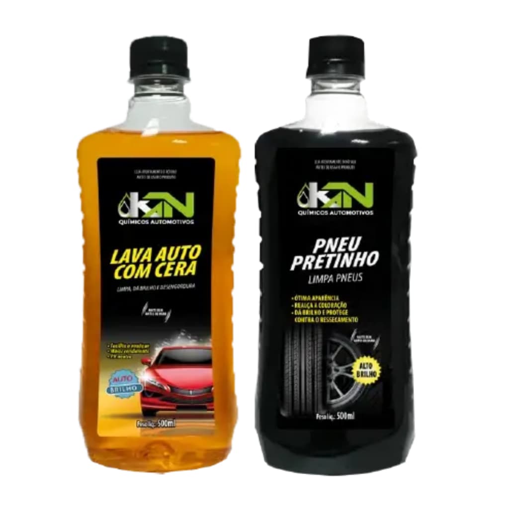 Lava Auto Shampoo Automotivo Pneu Pretinho KN Automotivos