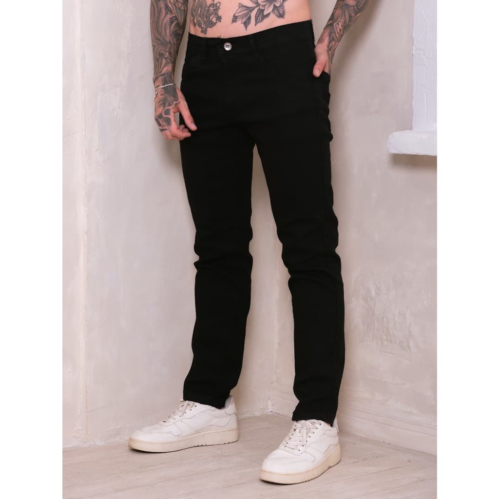 Calça Jeans Básica Feminina e Masculina Confortável Clássica Tradicional Casual Moda Dia a Dia Essencial