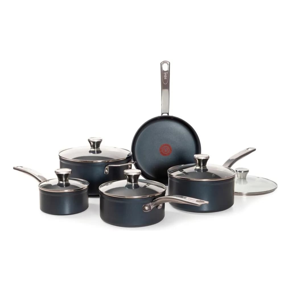 Jogo De Panelas Tefal Platinum Azure 10 Peças Azul
