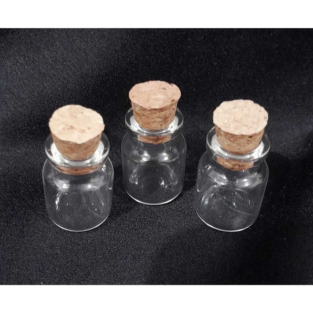 Kit 12 unid Mini Frasco vidro 10ml pequeno com tampa rolha Porta perfume, essência, sementes