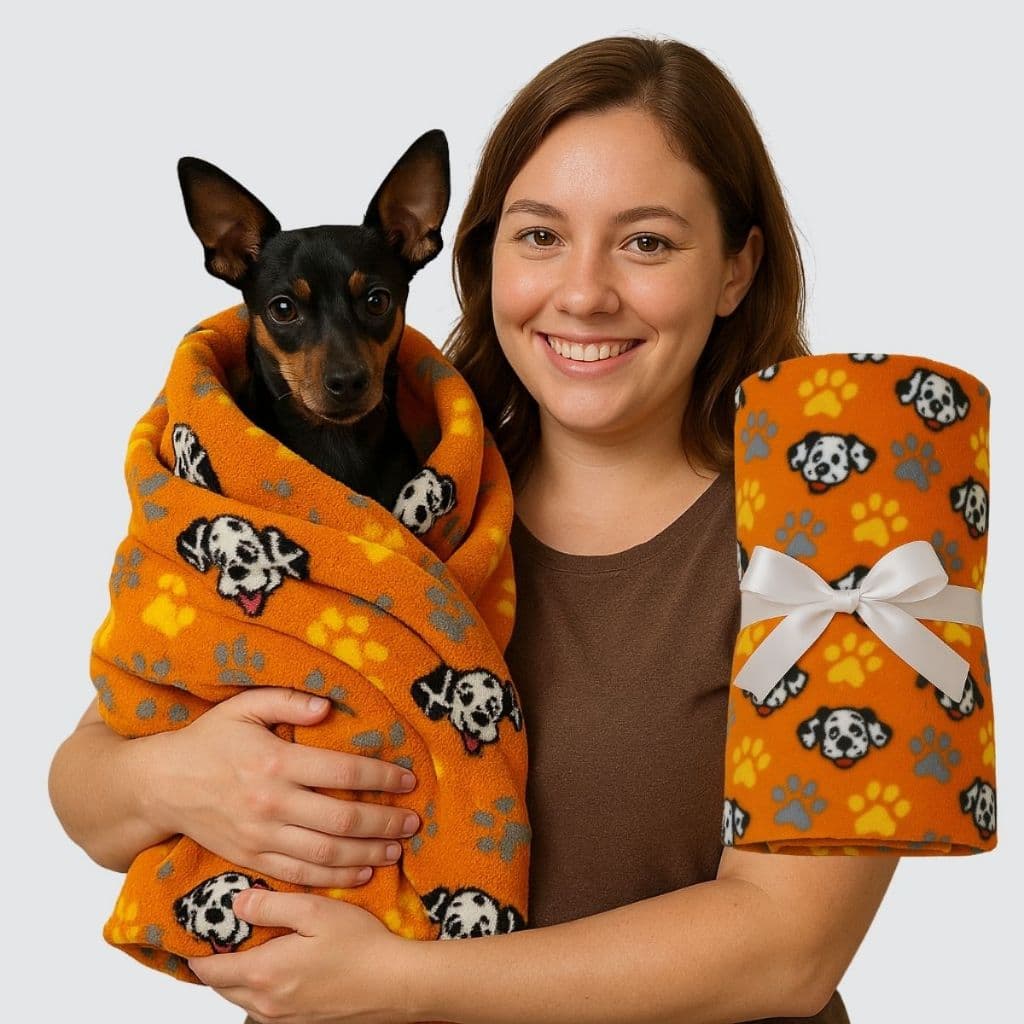 Manta Termica Pet Shop Macia Estampas Coloridas Inverno Frio Quentinha
