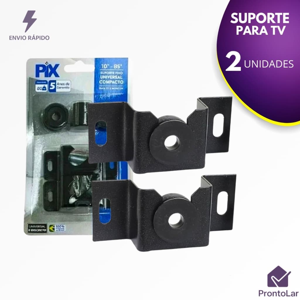 Suporte  Para TV  10 Até 85 Polegadas  Universal P/ Tv Led, Lcd Plasma Material De Qualidade