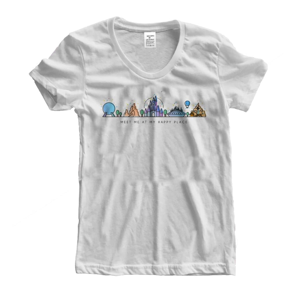 Camiseta ou Babylook Meet Me at My Happy Place