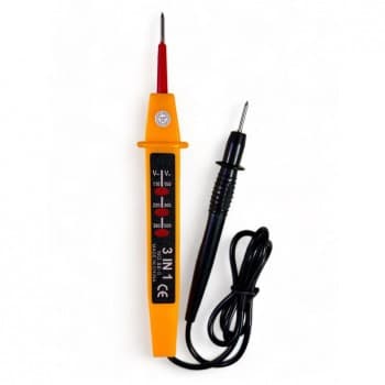 Caneta Medidora de Tensão Amarelo 3 Em 1 (KA-1281)