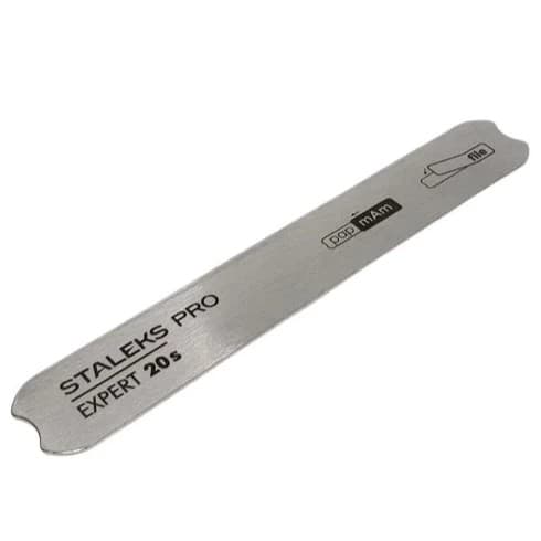 Base em inox para Lixa Refil Reta Longa - Staleks Pro - MBE 20 - Série Expert