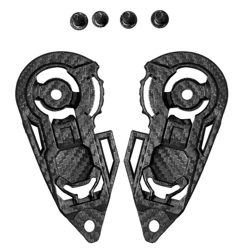 KIT REPARO ORIGINAL SUPORTE DE VISEIRA COMPLETO CAPACETE RACE TECH CAPACETE SECTOR TRAVA VISEIRA