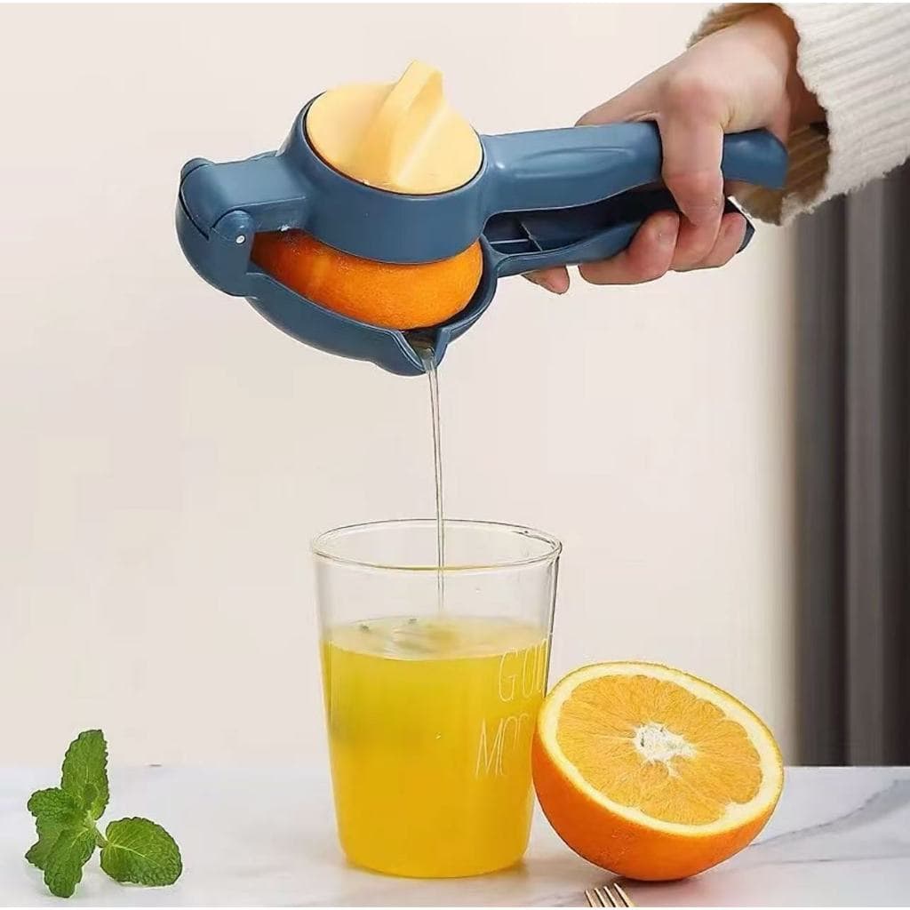 Espremedor de Limao Laranja Manual Giratorio 2 em 1 Suco Frutas Caipirinha