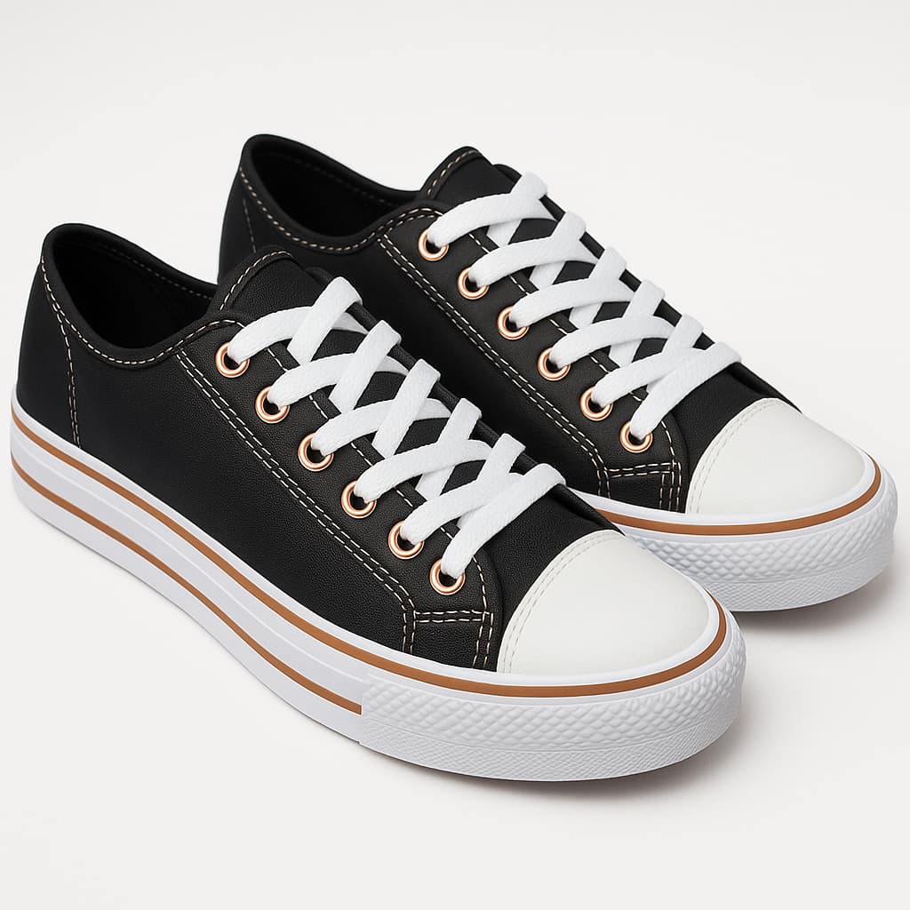 Tênis Feminino Masculino Star Casual Bronze LancamentoTradicional Super Confortável