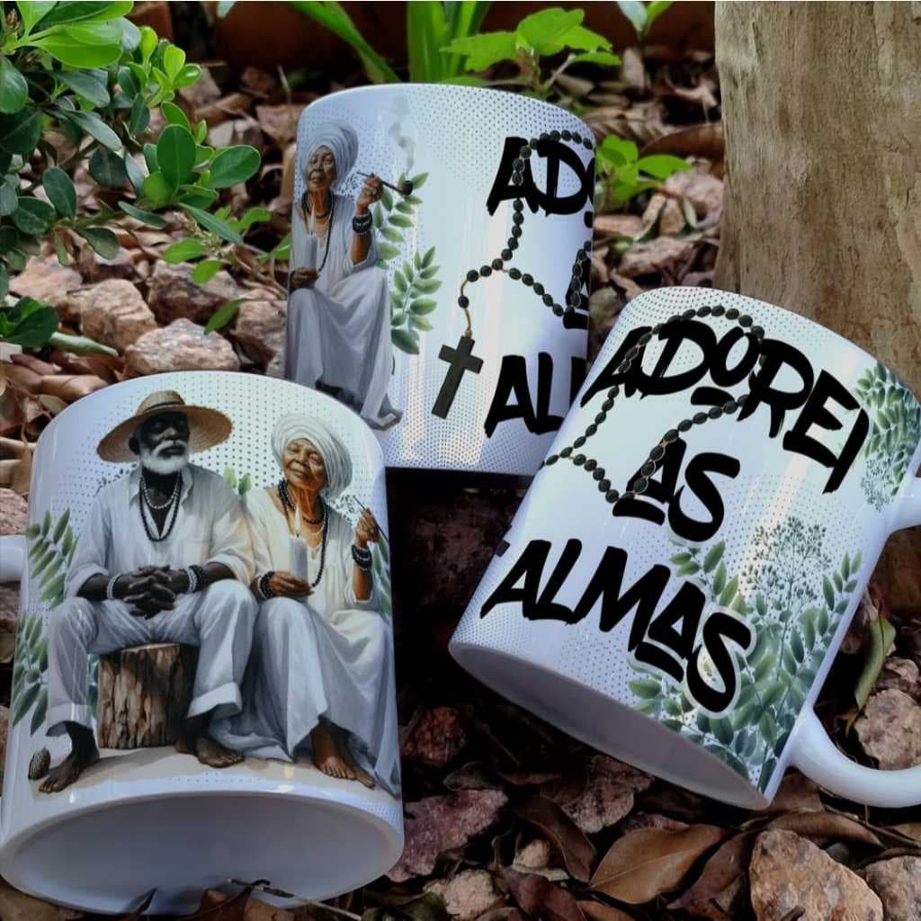 CANECA COLEÇÃO PRETOS VELHOS - ADOREI AS ALMAS