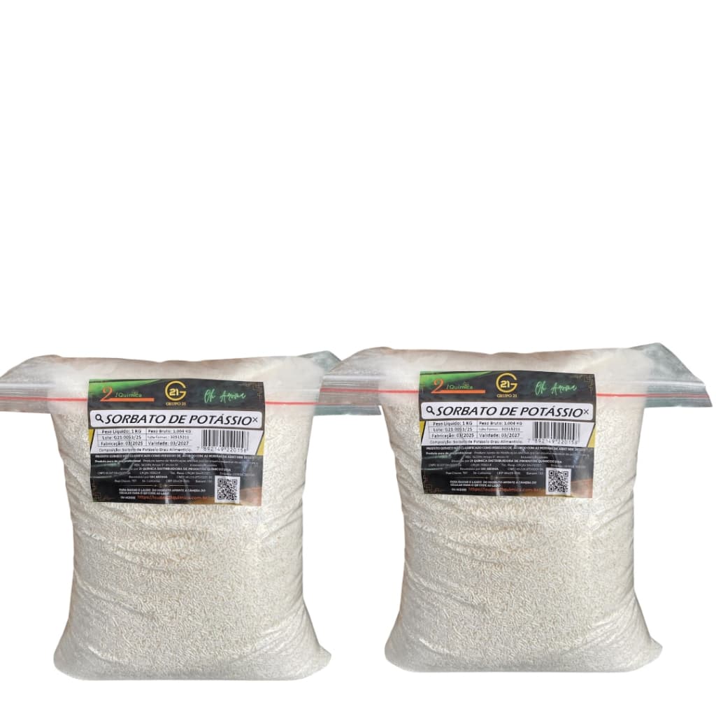 Conservante Sorbato De Potássio Alimentício 2kg Oh Aroma