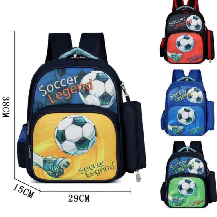 Kit Escolar ou Passeio Mochila e Estojo Futebol