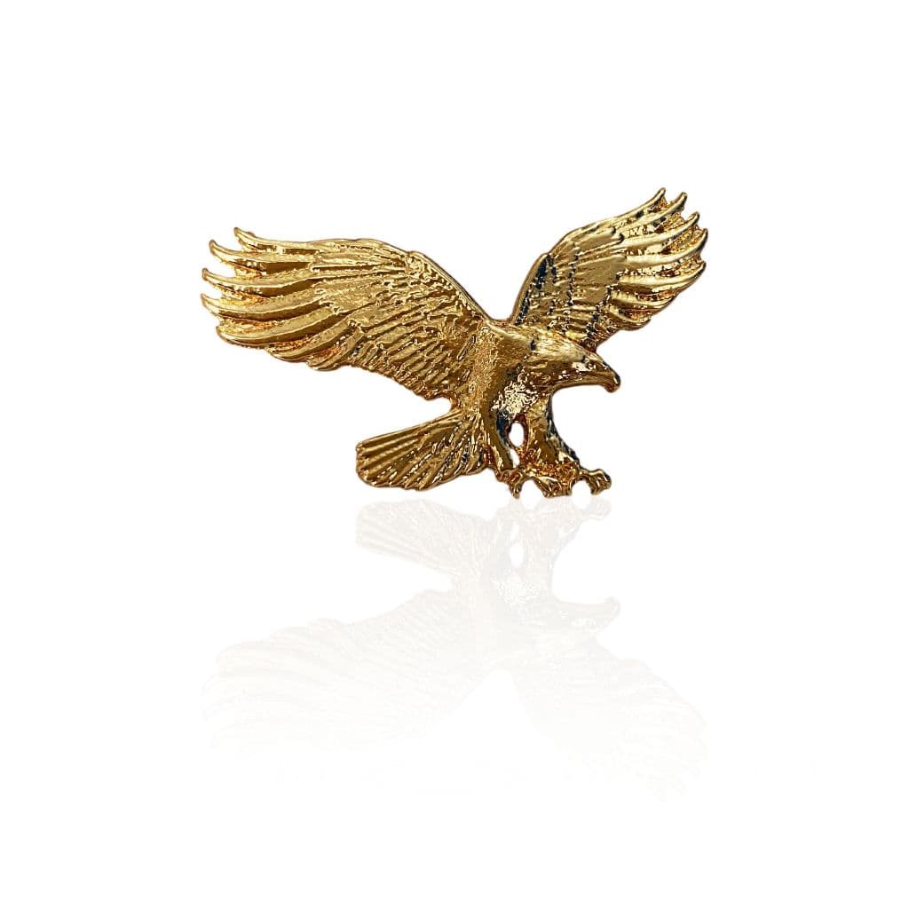 Pin Broche Aguia Dourada Botton Lapela Vintage Metal Motoclube