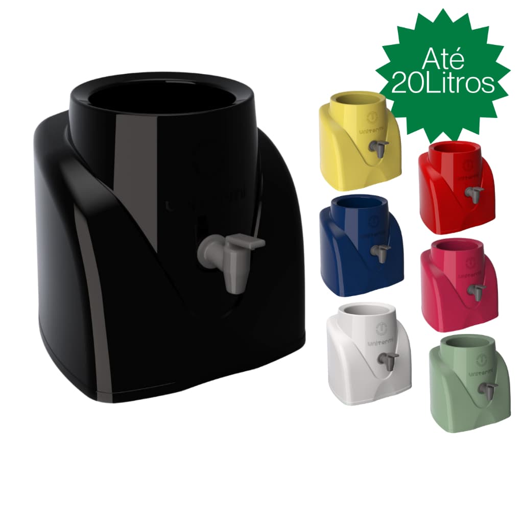 Suporte para Garrafão Unitermi Água Mineral Base para Galão Bombona 10/20 Litros