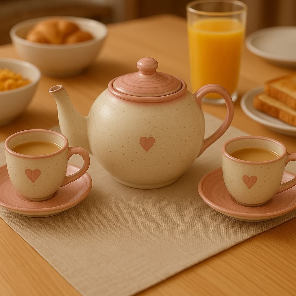 Bule Caneca Xícara Chá Café Chaleira Kit Personalizado